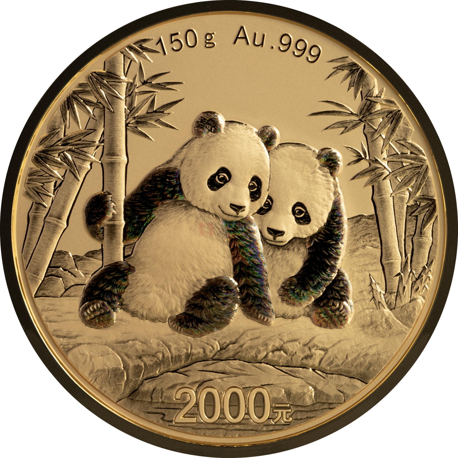 2026版熊貓150克精制金質紀念幣