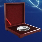 2015年4月制造　佛山東建集團成立30周年純銀紀念幣制作