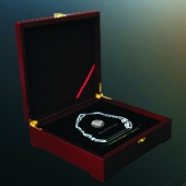 2016年4月定制　廣州華夏職業學院30周年校慶金銀擺件定制