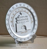廣州軍區(qū)紀(jì)念盤,純錫錫盤,純錫錫牌,錫制獎碟