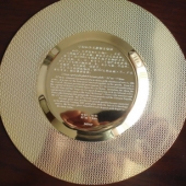 西安兵馬俑旅游金銀盤,鍍金盤,鍍金紀念盤,紀念獎盤,擺件圓盤